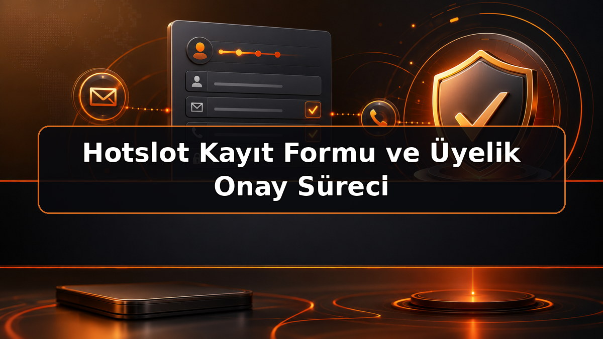 Hotslot Kayıt Formu ve Üyelik Onay Süreci hakkında Hotslot bilgilendirme görseli