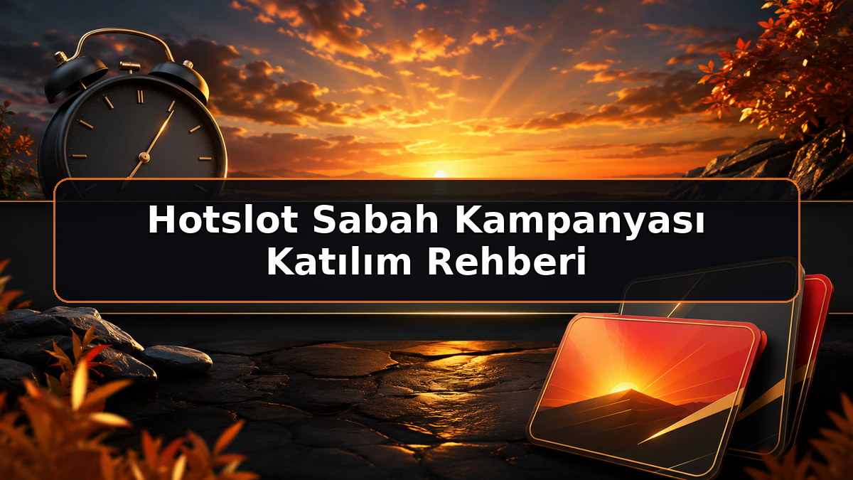 Hotslot Sabah Kampanyası Katılım Rehberi hakkında Hotslot bilgilendirme görseli
